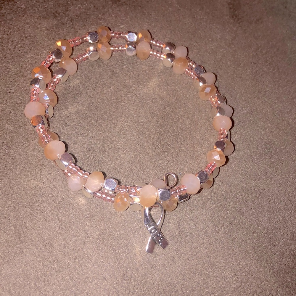 Breast cancer bracelet